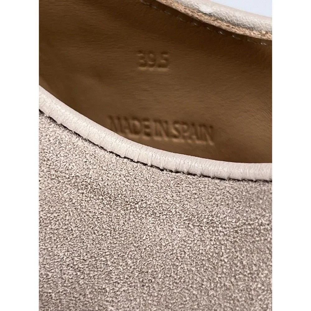 Rag & Bone Womens Nina Tan Smoke Suede‎ Slip-On Platform Espadrilles Sz 9.5/39.5